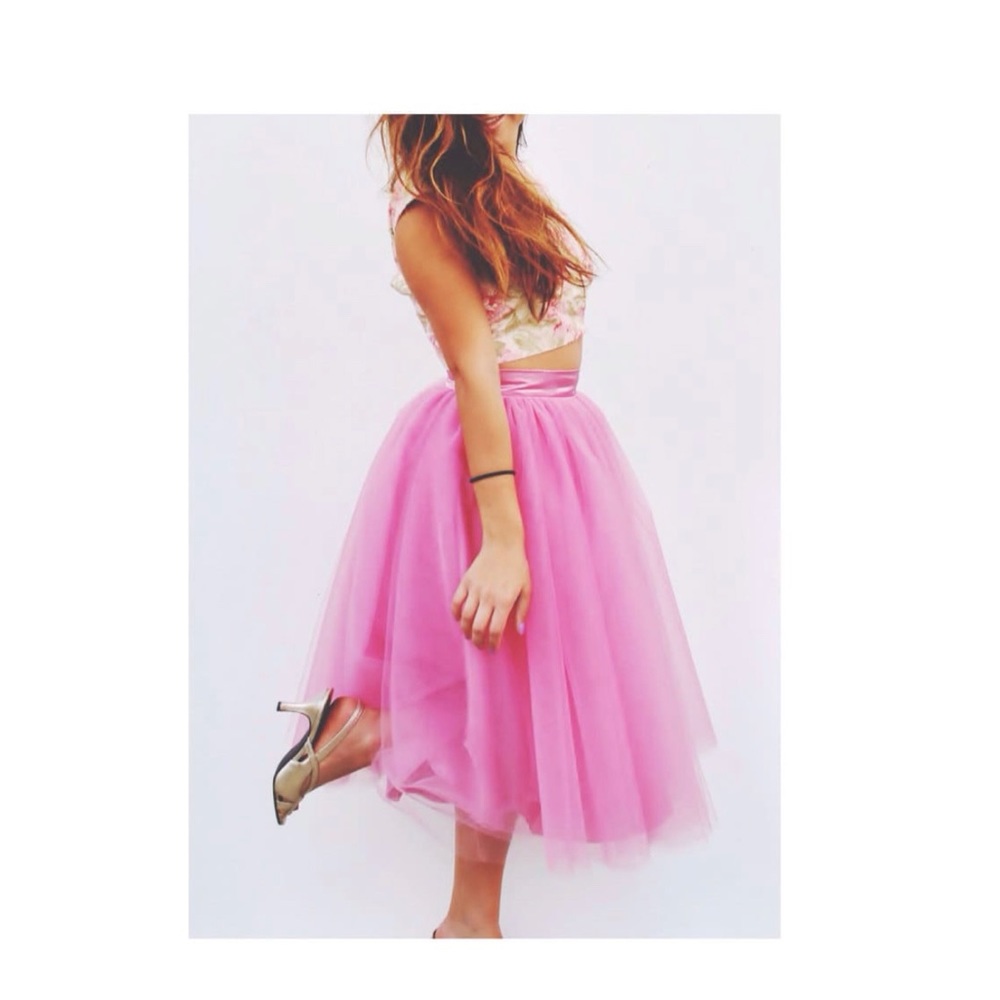 Dusty Pink tulle skirt